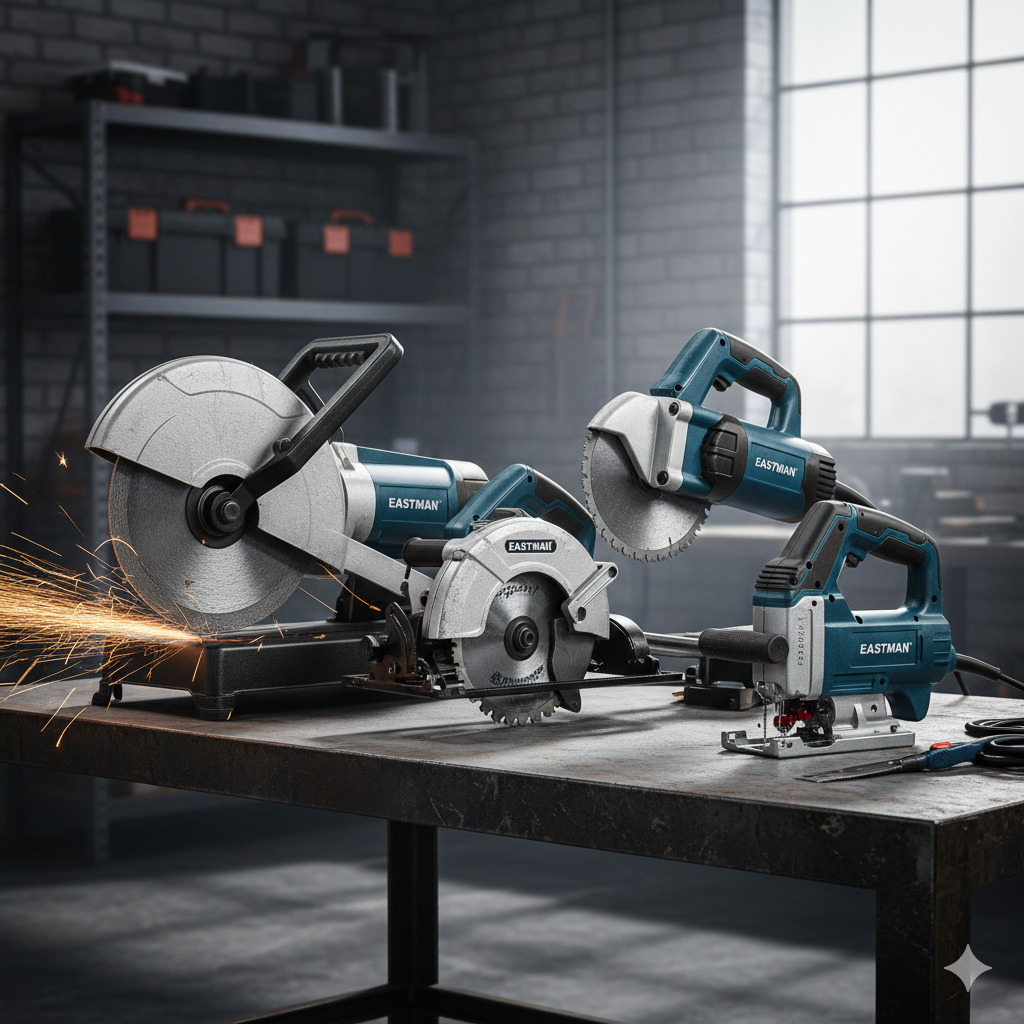 15 Types of Power Tools & Their Uses (Complete Guide) 3 Cutting Power Tools for Wood, Metal, and Tile Applications