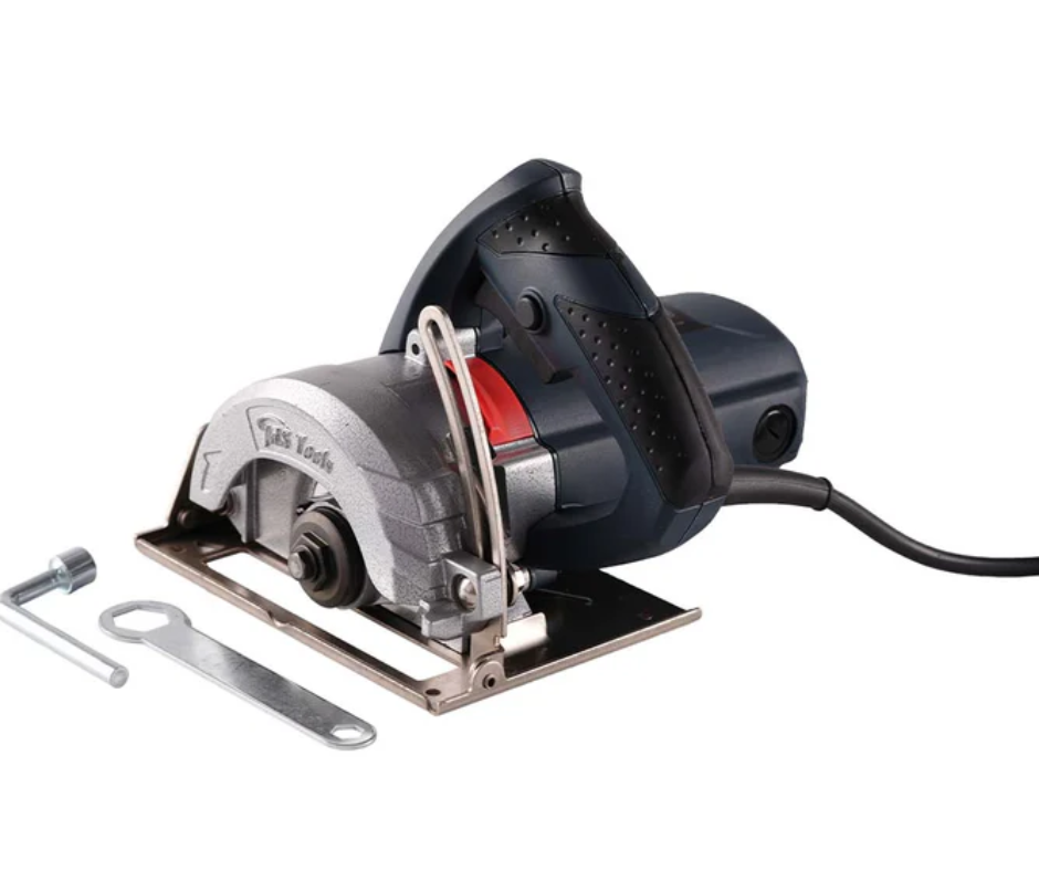 Electric circular saw for precise cutting, ideal for woodworking and construction projects.