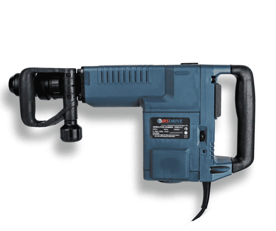 Performance demolition hammer ideal for breaking concrete, asphalt, and masonry with powerful ERS-011 motor. Durable and reliable for professional construction projects.