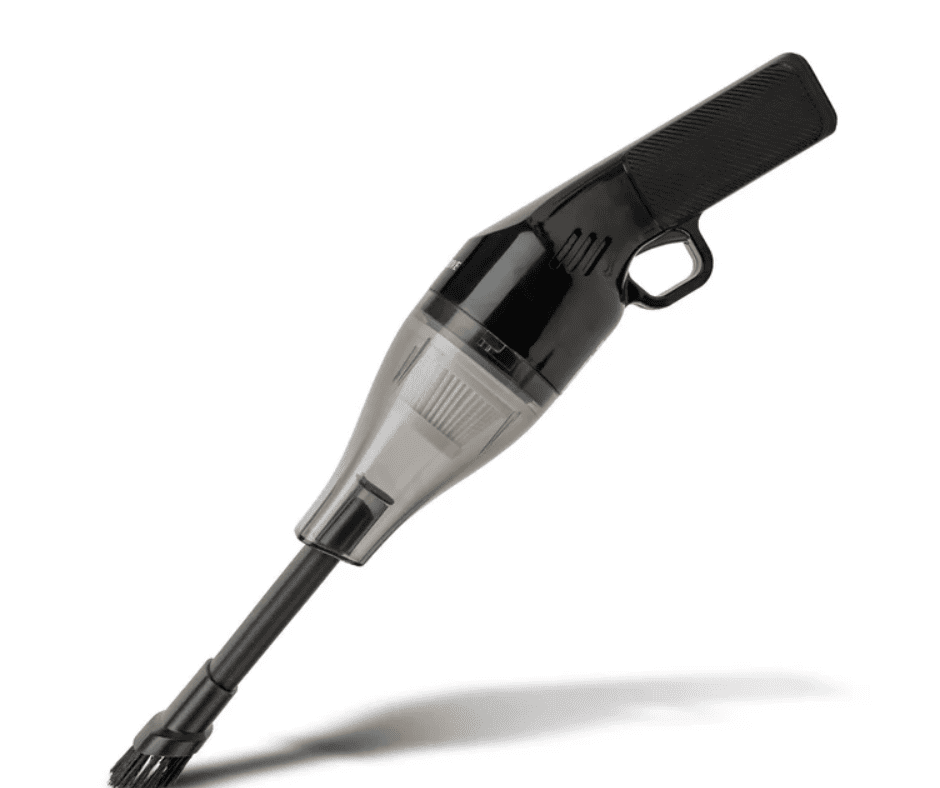 Portable cordless vacuum cleaner with powerful suction and lightweight design for easy cleaning. Ideal for quick cleanups and versatile use on various surfaces.